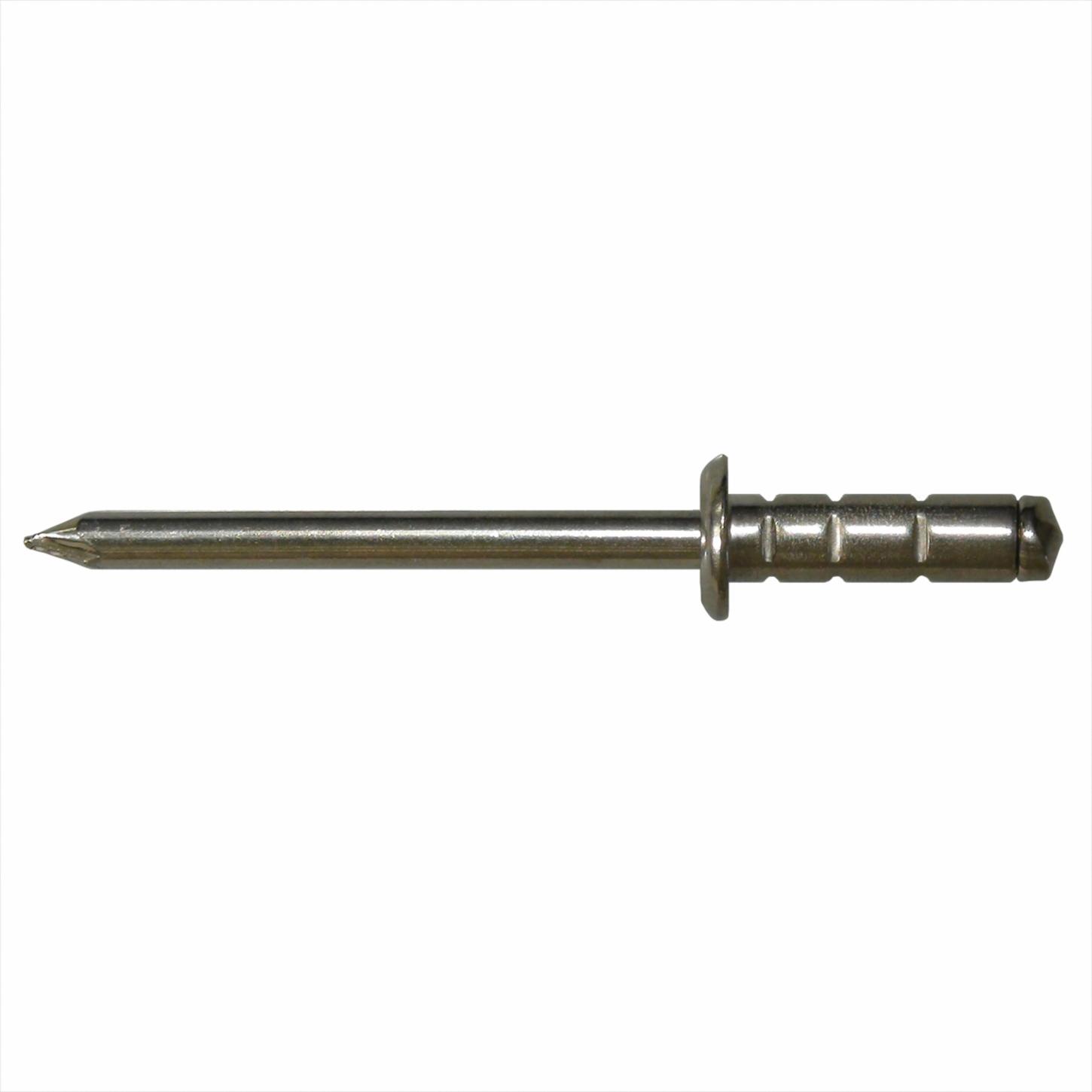 CF-GSSMD41-43SSPG GSSMD41-43SSPG, Poly-Grip Range Blind Rivet 1/8 Inch, (.125 Inch), (.020-.192 Grip Range), Dome H